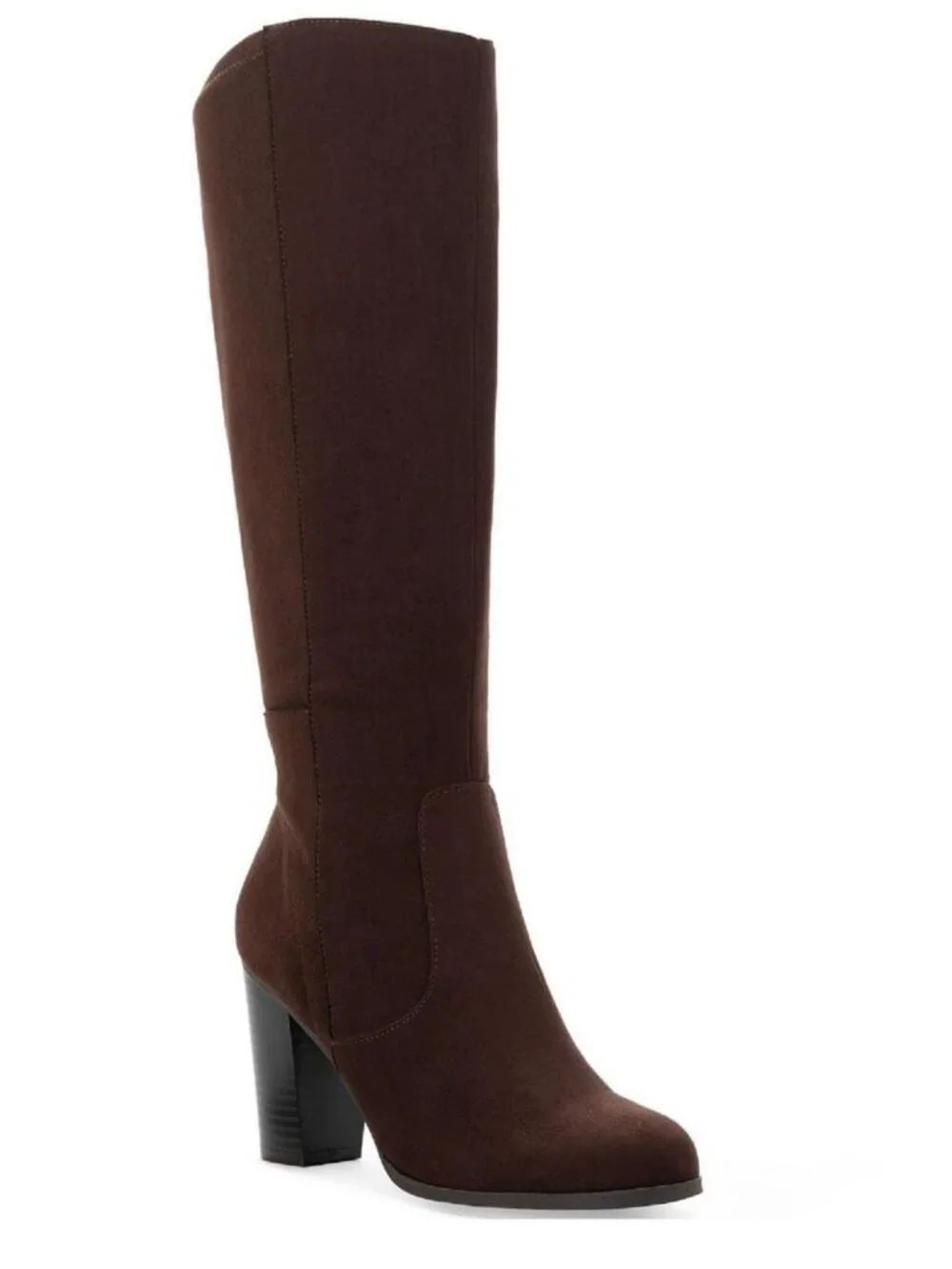 Style & Co Addyy Dark Roast Faux Suede Knee-High Boots Size 6.5M